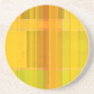 Modern Abstract   Colourful Citrus Colours Coaster
