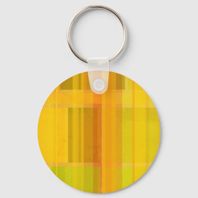 Modern Abstract | Colourful Citrus Colours Key Ring (Front)