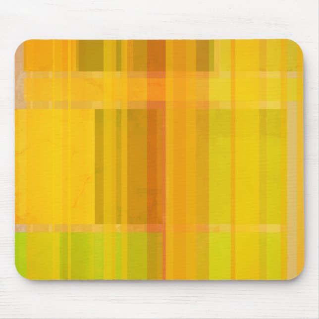 Modern Abstract | Colourful Citrus Colours Mouse Mat (Front)