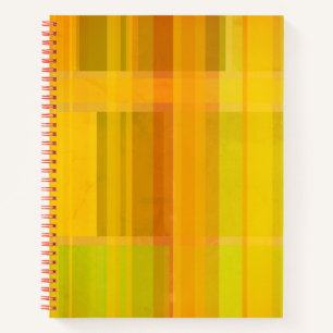 Modern Abstract Colourful Citrus Colours Notebook