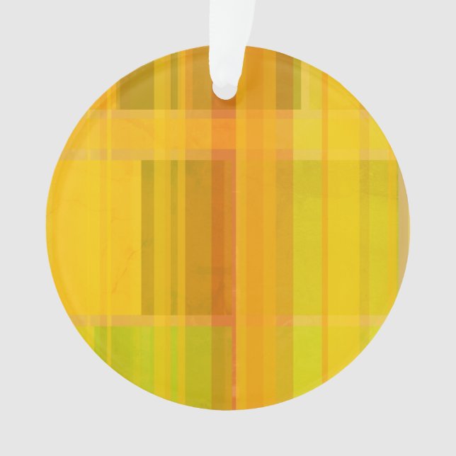 Modern Abstract | Colourful Citrus Colours Ornament (Front)