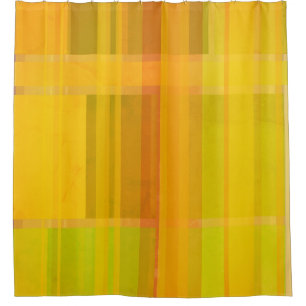 Modern Abstract   Colourful Citrus Colours Shower Curtain