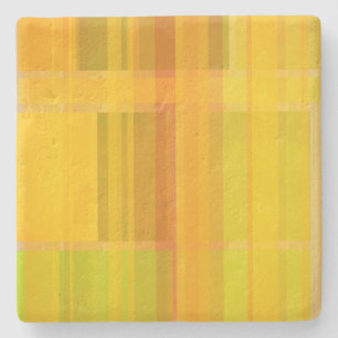 Modern Abstract   Colourful Citrus Colours Stone Coaster