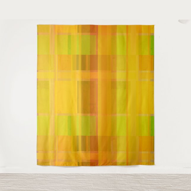Modern Abstract | Colourful Citrus Colours Tapestry (Front)