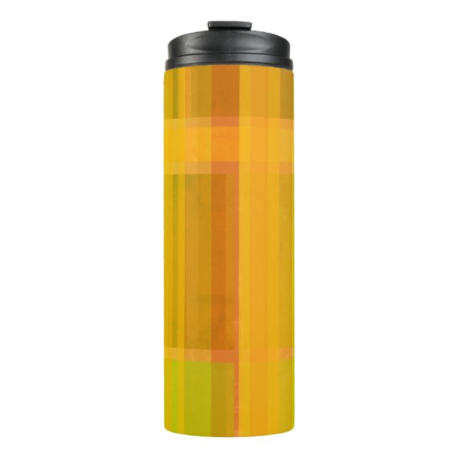 Modern Abstract | Colourful Citrus Colours Thermal Tumbler (Front)