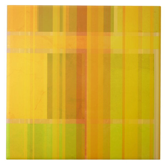Modern Abstract | Colourful Citrus Colours Tile (Front)