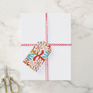 Modern Abstract Colourful  Gift Tags