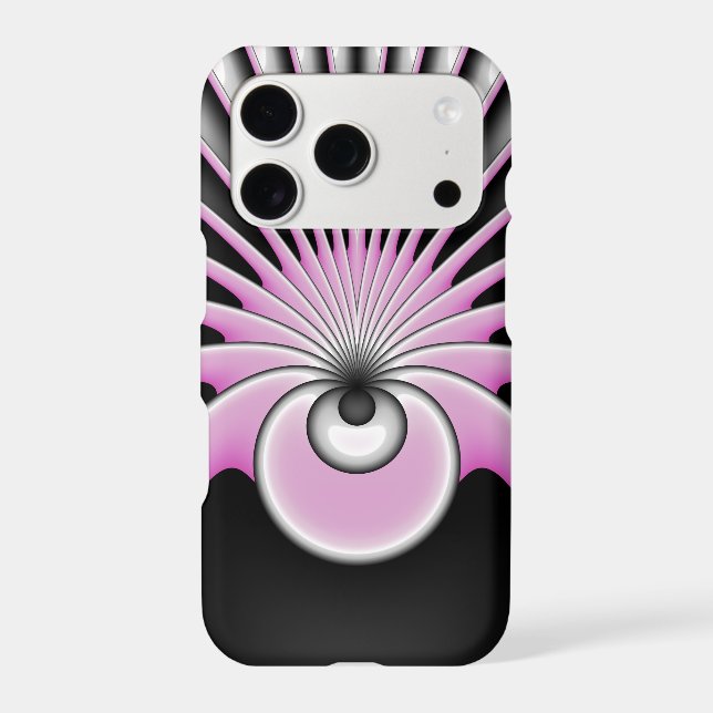 Modern Abstract Crazy Fractal Art Pattern (Back)