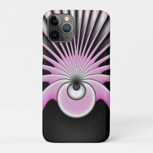Modern Abstract Crazy Fractal Art Pattern iPhone 11 Pro Case