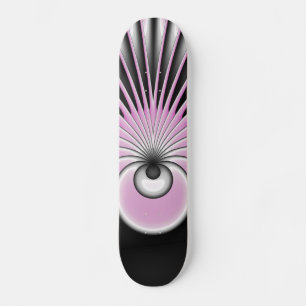 Modern Abstract Crazy Fractal Art Pattern Skateboard