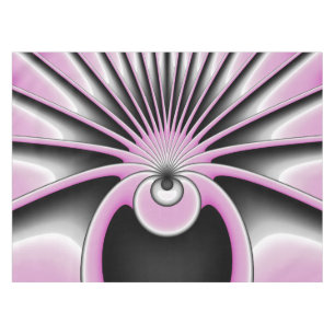 Modern Abstract Crazy Fractal Art Pattern Tablecloth