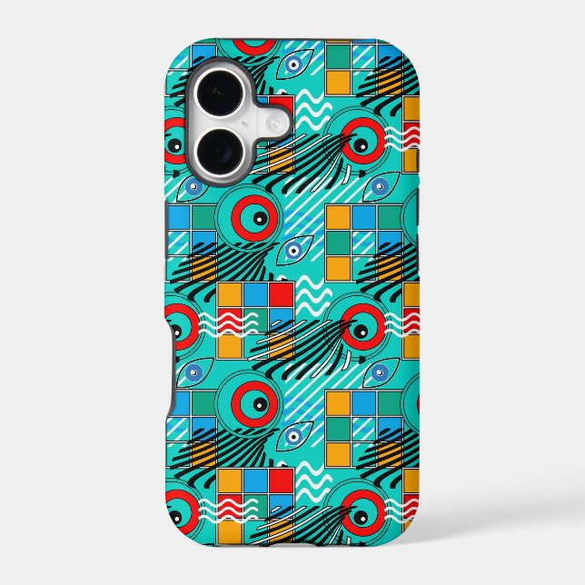 Modern abstract creative multicolored pattern (Back)