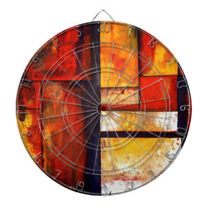 Modern Abstract Dartboard
