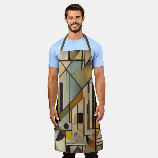 Modern Abstract Design Apron (Worn)