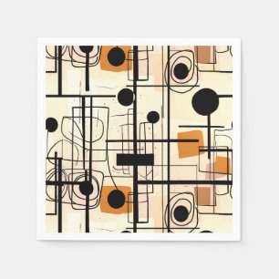 Modern abstract design, dynamic lines Throw Pillow Napkin
