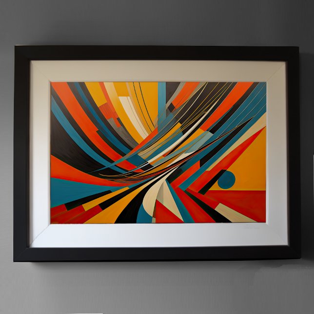 Modern Abstract Design Futurism 3:2 Poster (Creator Uploaded)