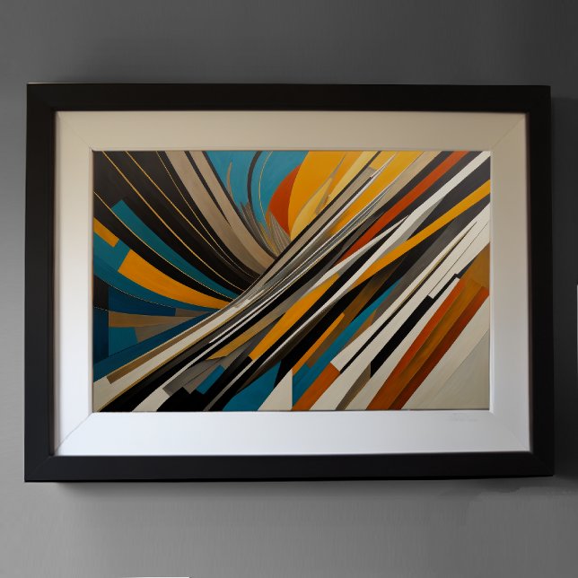 Modern Abstract Design Futurism 3:2 Poster (Creator Uploaded)