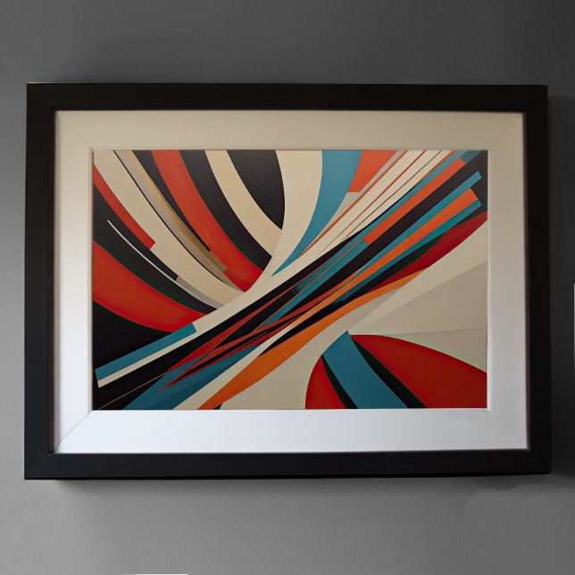 Modern Abstract Design Futurism 3:2 Poster (Creator Uploaded)