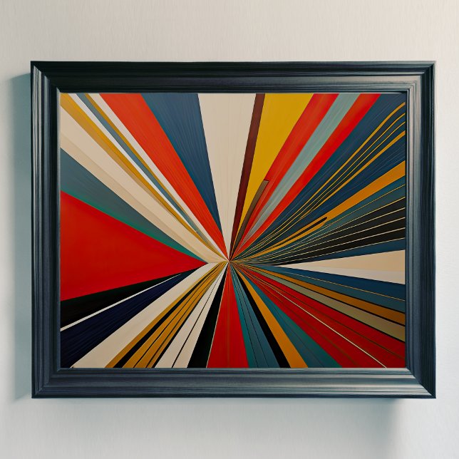 Modern Abstract Design Futurism 4:5 Poster (Creator Uploaded)