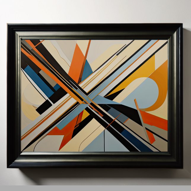 Modern Abstract Design Futurism 4:5 Poster (Creator Uploaded)