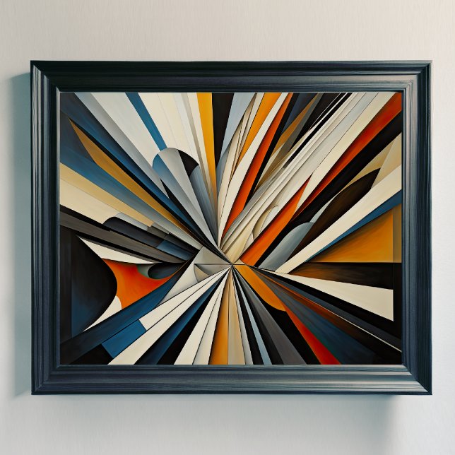 Modern Abstract Design Futurism 4:5 Poster (Creator Uploaded)