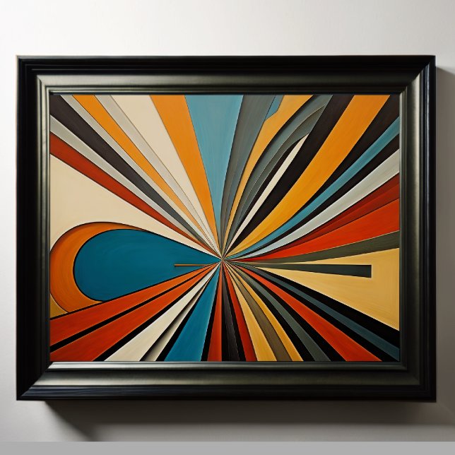 Modern Abstract Design Futurism 4:5 Poster (Creator Uploaded)