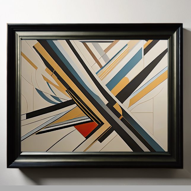 Modern Abstract Design Futurism 4:5 Poster (Creator Uploaded)