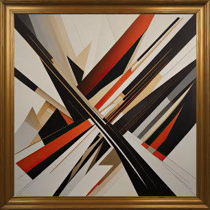 Modern Abstract Design Futurism III Poster