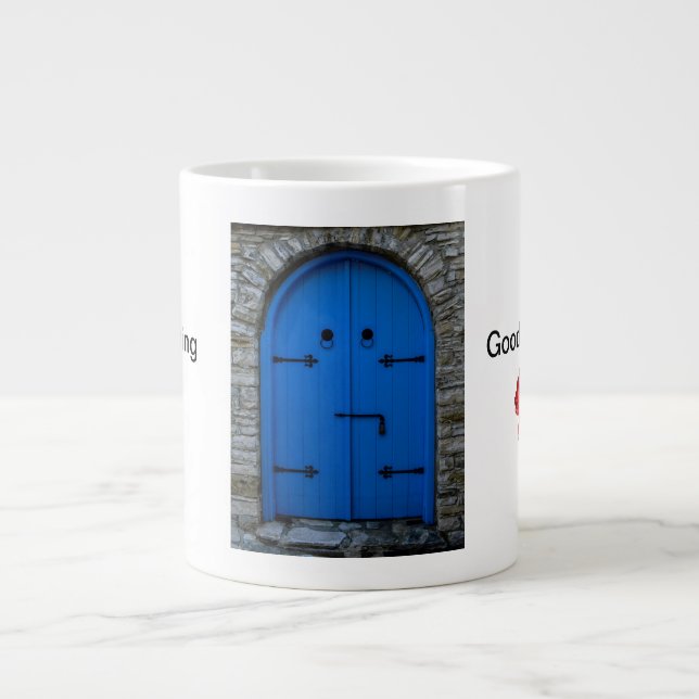 Modern Abstract Design Large Coffee Mug (Front)
