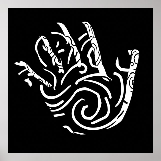 modern abstract design poster (Front)