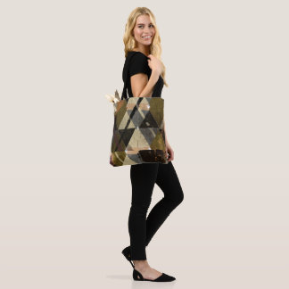 modern abstract design tote bag