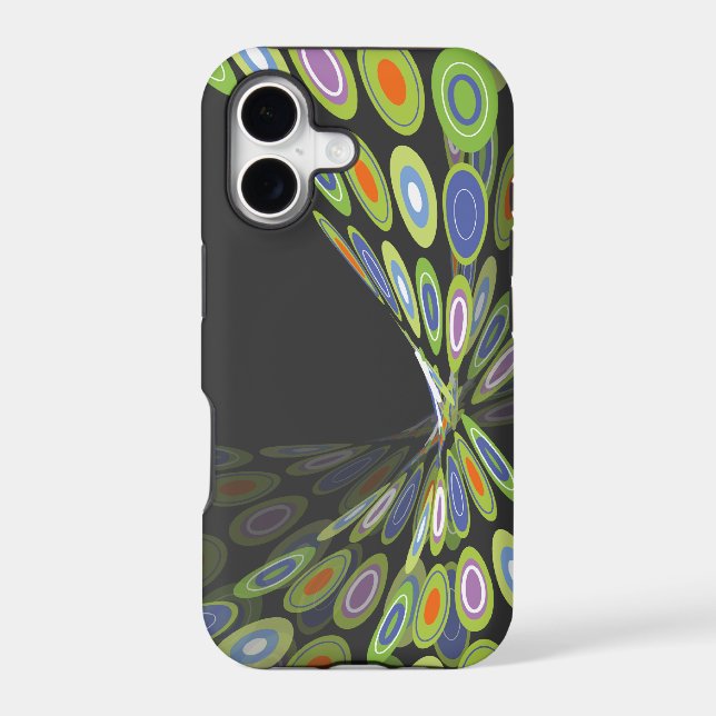Modern Abstract Digital Butterfly Artistic Casing (Back)