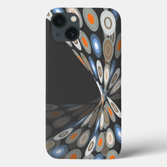 Modern Abstract Digital Butterfly Artistic Casing Case-Mate iPhone Case (Back)