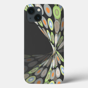Modern Abstract Digital Butterfly Artistic Casing iPhone 13 Case