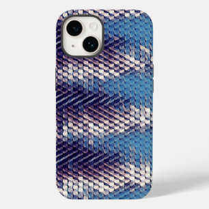 Modern abstract digital pattern design 1231 Case-Mate iPhone 14 case