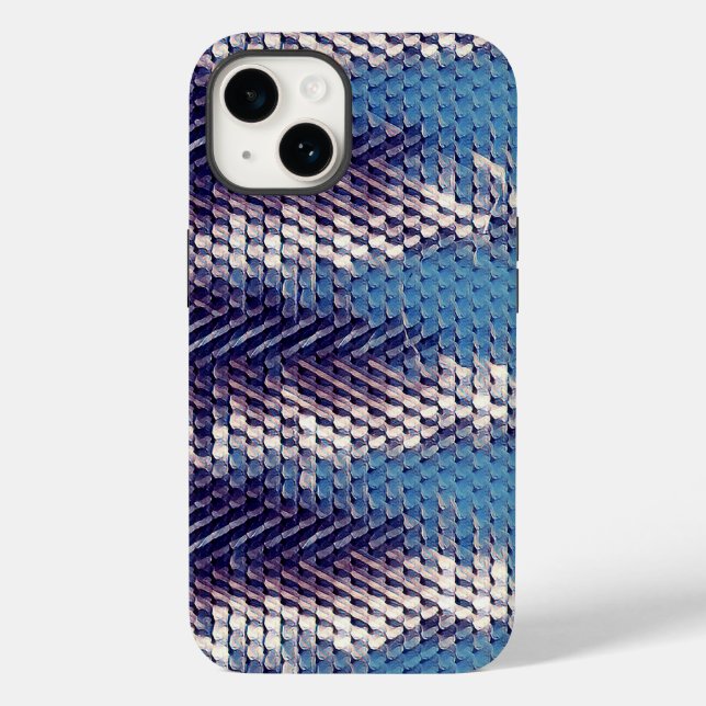 Modern abstract digital pattern design 1231 Case-Mate iPhone case (Back)