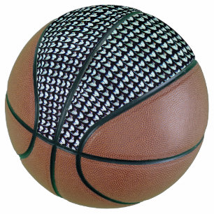 Modern abstract digital pattern design 1236 basketball