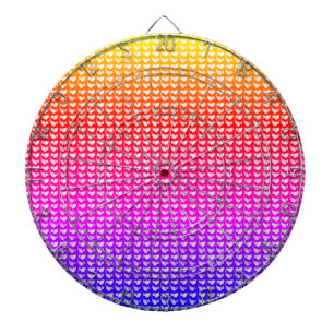 Modern abstract digital pattern design 1236 dartboard