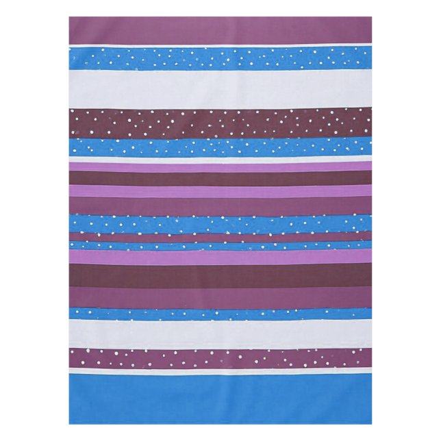 Modern Abstract Dining Bold Colour Home Decor Tablecloth (Front)