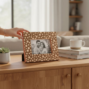 Modern Abstract Dot Pattern Etched Frames