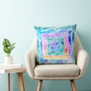 Modern Abstract Double Sided 2 Designs Unique Gift Cushion