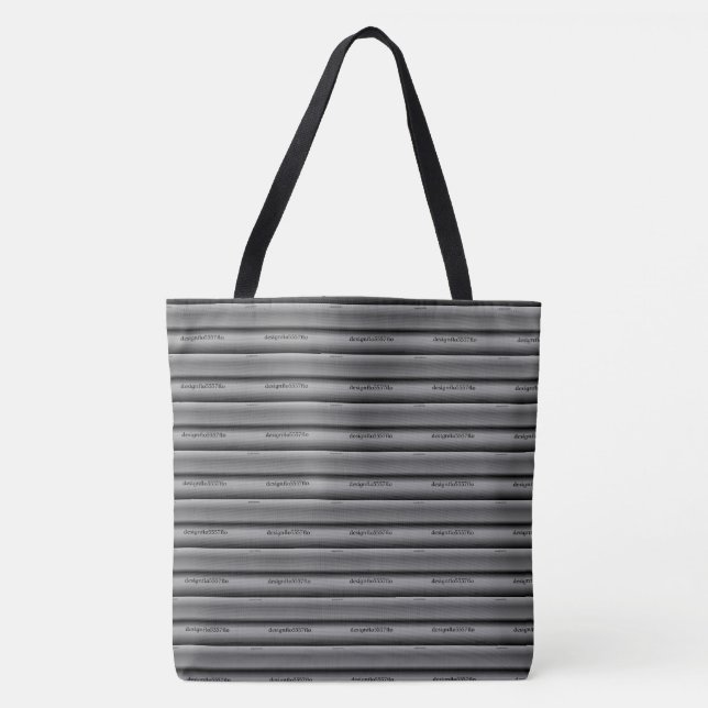 MODERN abstract draw in-black-light-grey  Tote Bag (Front)