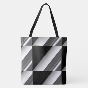 MODERN abstract draw in-black-white-grey  Tote Bag