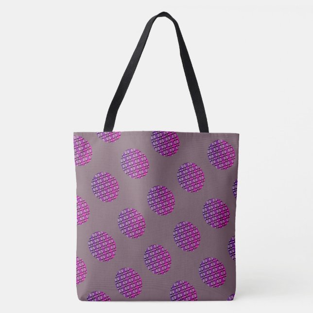 MODERN abstract draw in-deep-Colour: #7D616C-pink  Tote Bag (Front)