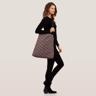 MODERN abstract draw in-light-orange-grey-black Crossbody Bag