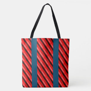 MODERN abstract draw in-red blue black Leggings Tote Bag