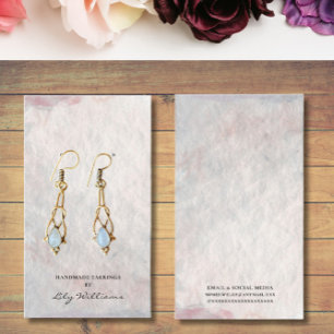 Modern Abstract Earring Display Holder Card
