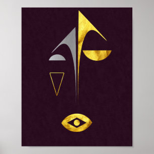 Modern Abstract Elegant Minimalist Art Poster