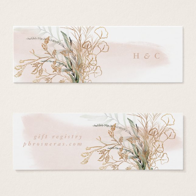 Modern Abstract | Eucalyptus Elegant Greenery Moss (Front & Back)