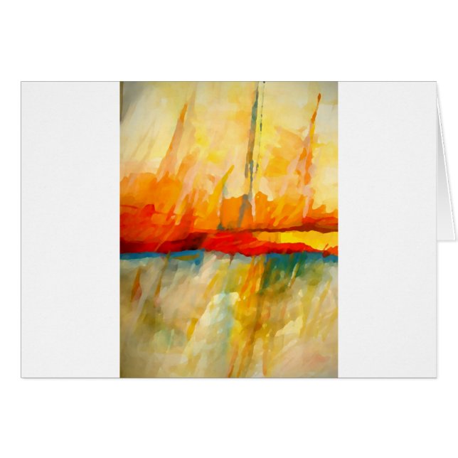 Modern Abstract Expressionist Painting (Front Horizontal)